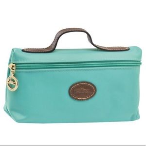 NWOT Longchamp Le Pliage Cosmetic Case / Wristlet